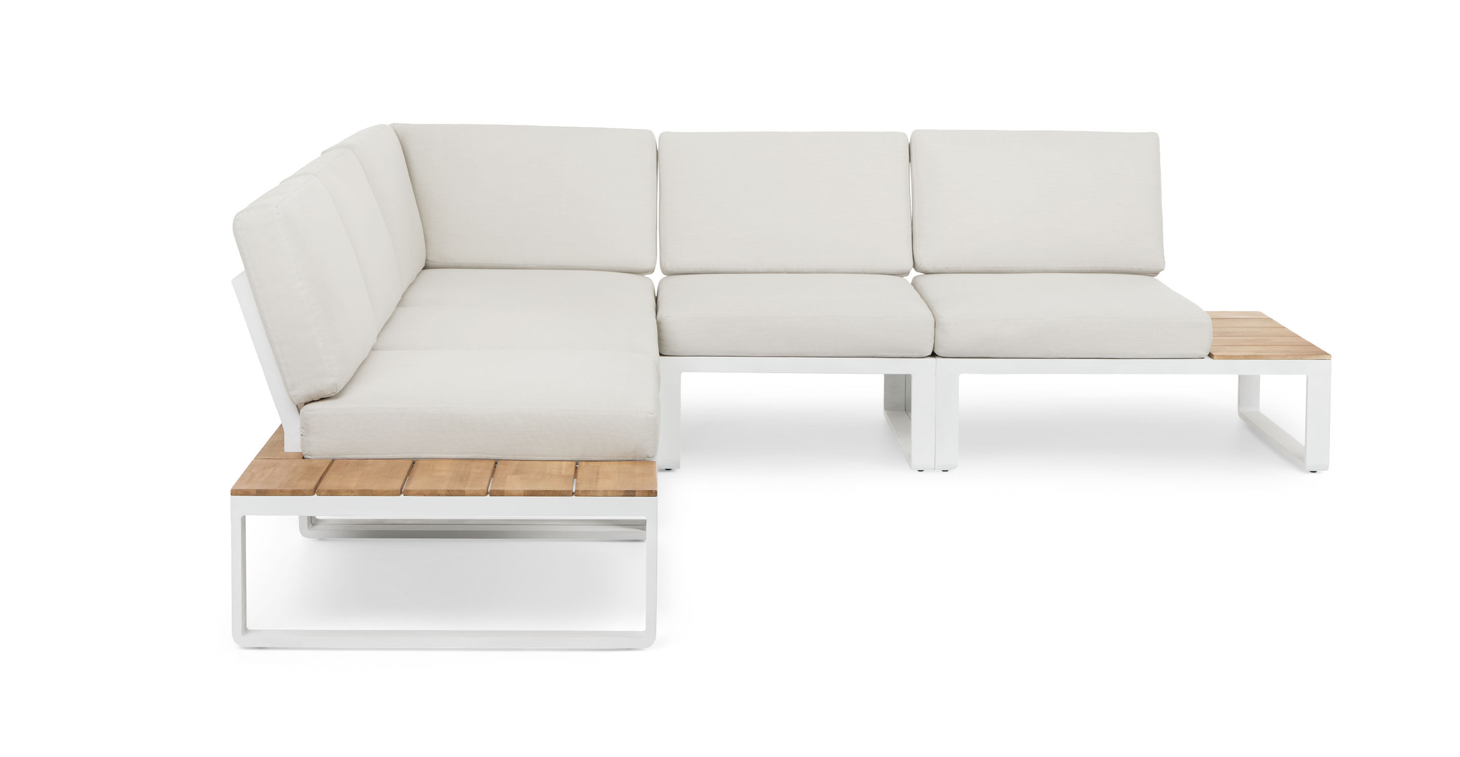 Kezia Lily White Corner Modular Sectional thumbnail 3