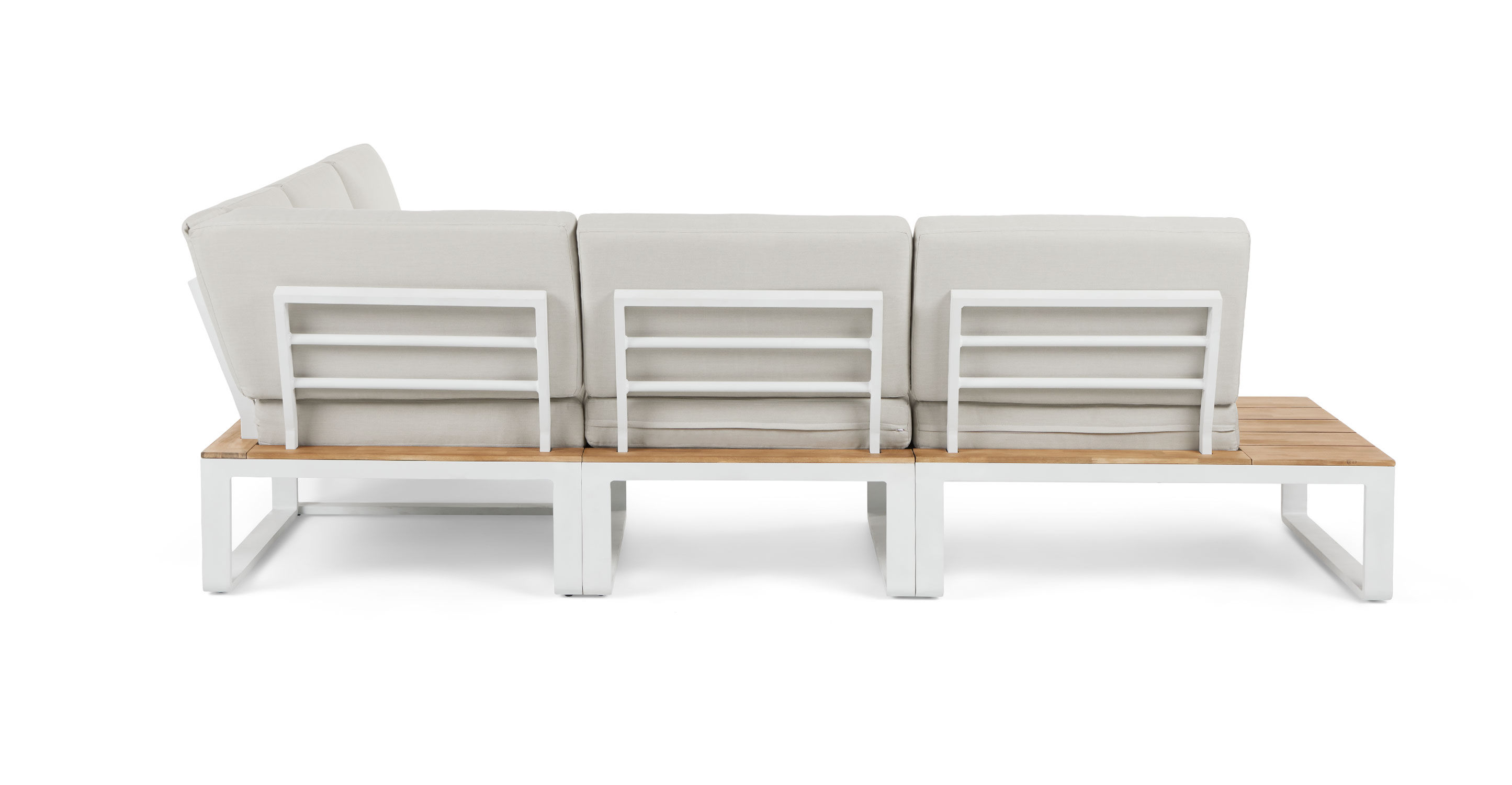 Kezia Lily White Corner Modular Sectional thumbnail 4