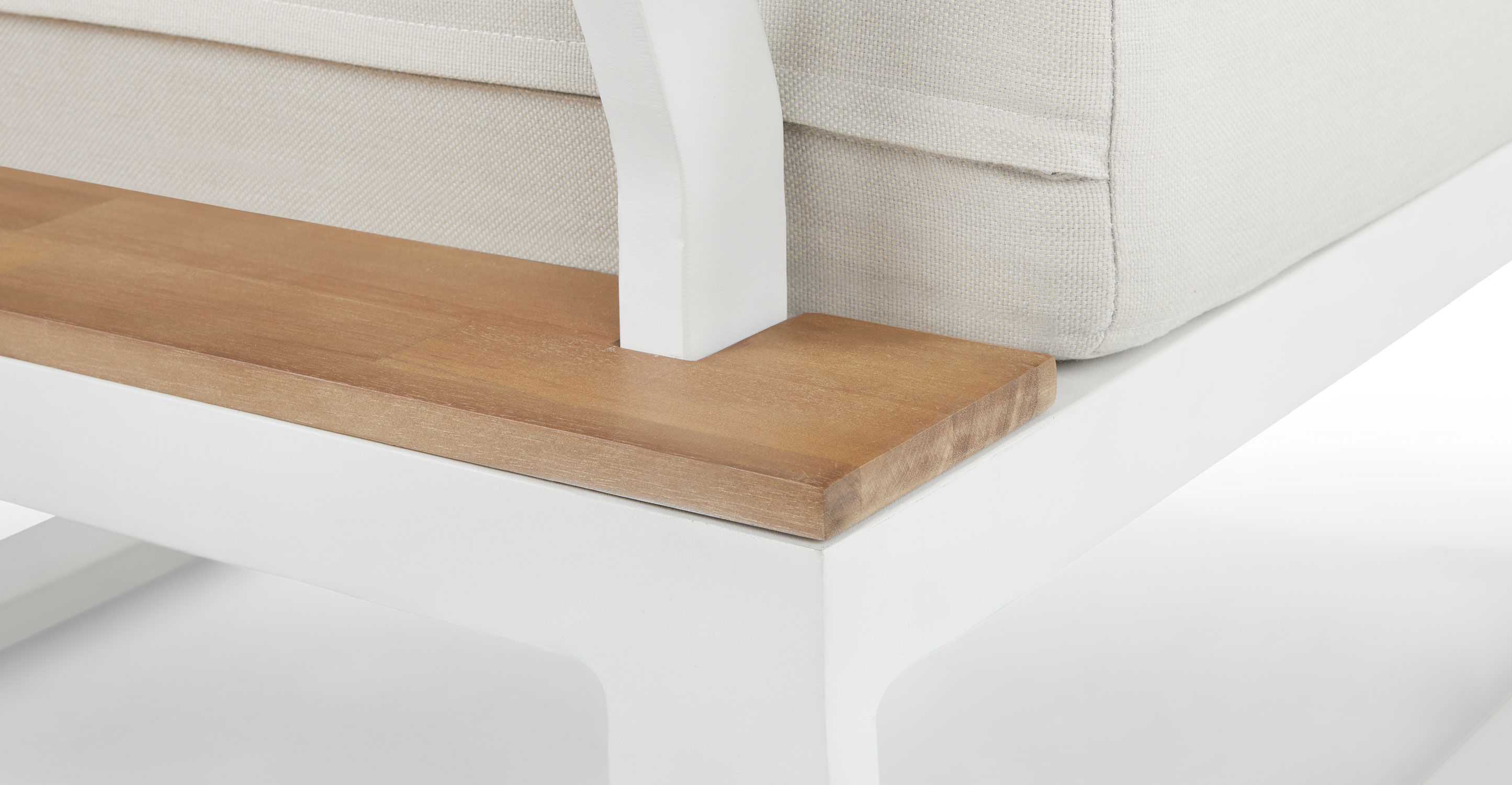 Kezia Lily White Corner Modular Sectional thumbnail 7