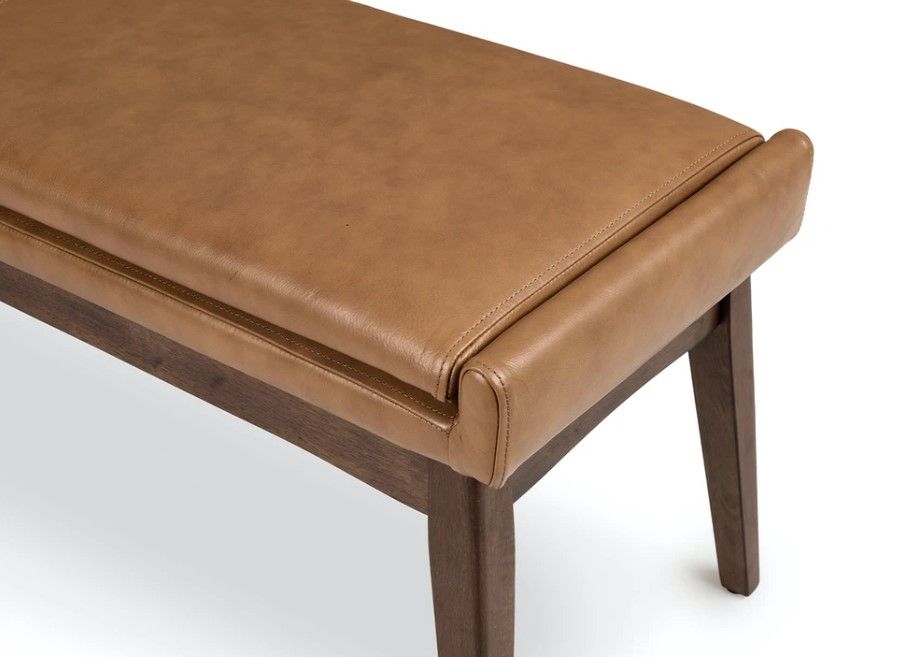 Chantel Toscana Tan 43" Bench thumbnail 4
