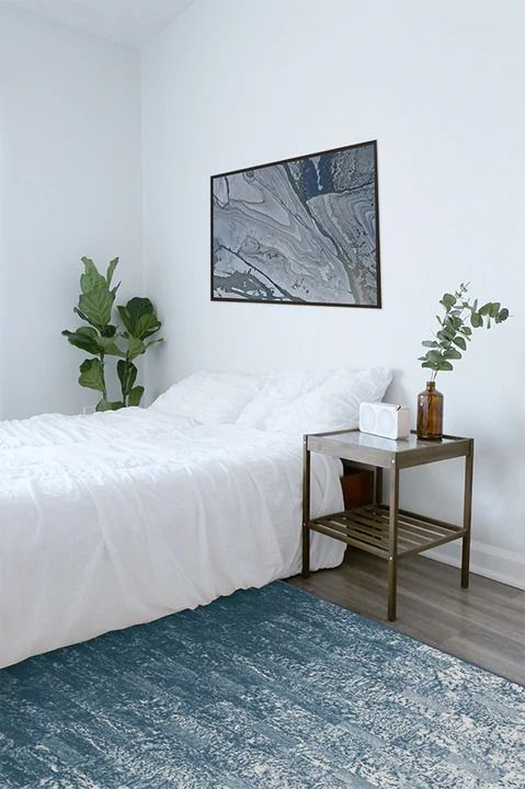 Granite Ombre Slate Blue Rug-6'x9' thumbnail 2