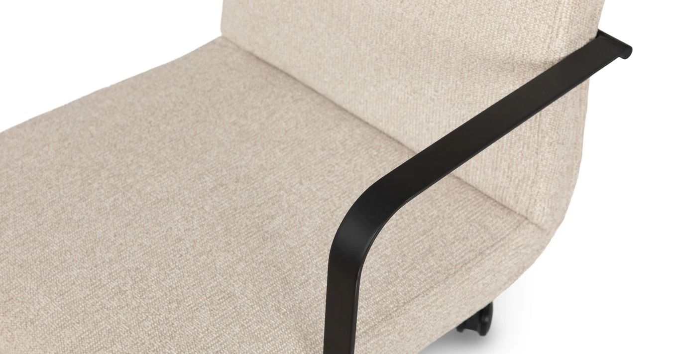 Gerven Cobblestone Ivory Office Chair thumbnail 5
