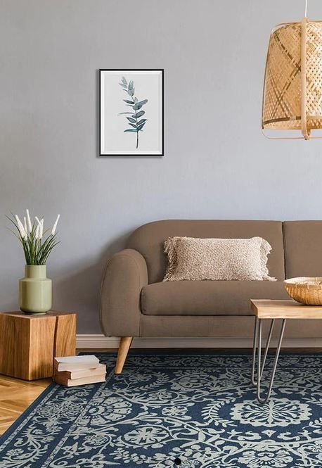 Delphina Navy Blue Rug-9'x12' thumbnail 2