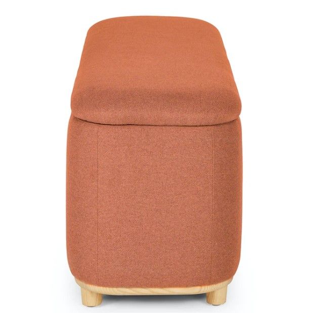 Maribo Sylvan Brown 48" Storage Ottoman thumbnail 4