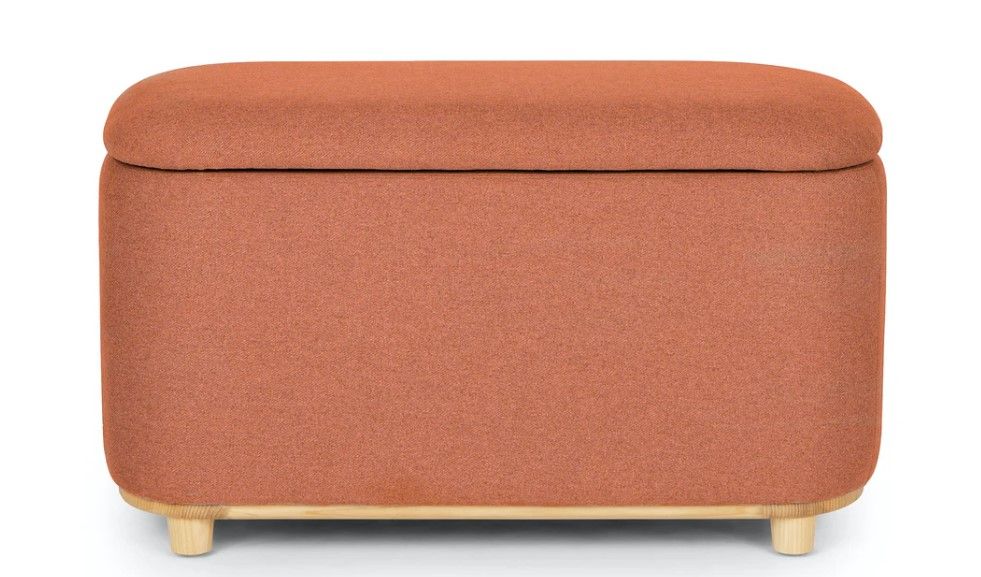 Maribo Sylvan Brown 32" Storage Ottoman thumbnail 2