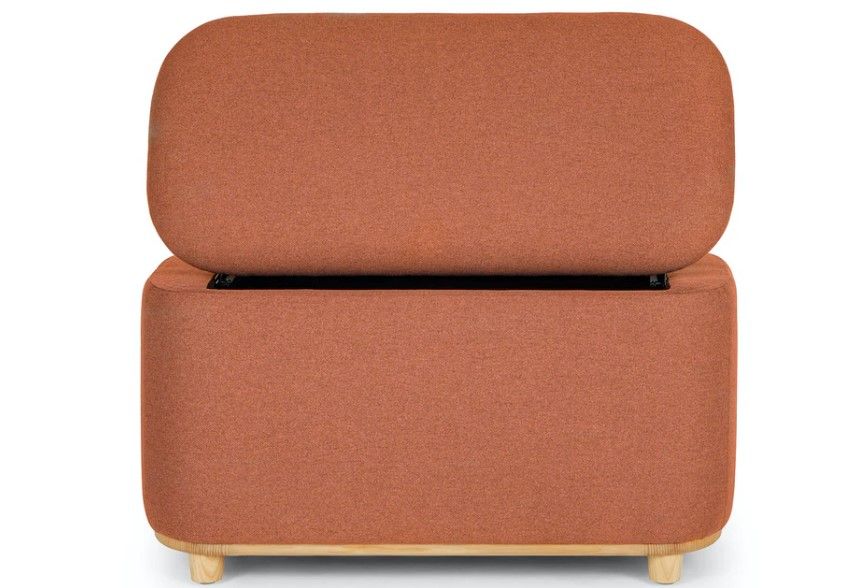 Maribo Sylvan Brown 32" Storage Ottoman thumbnail 5