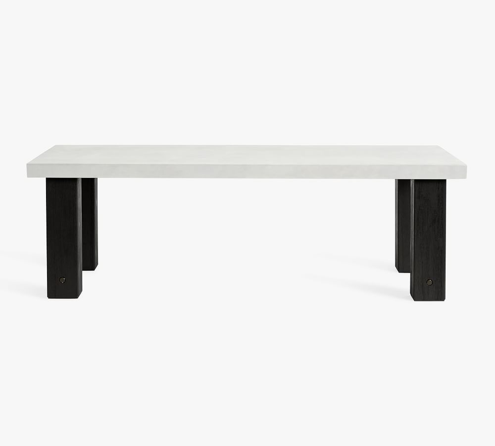 Abbott Chunky Leg Dining Table Black thumbnail 2