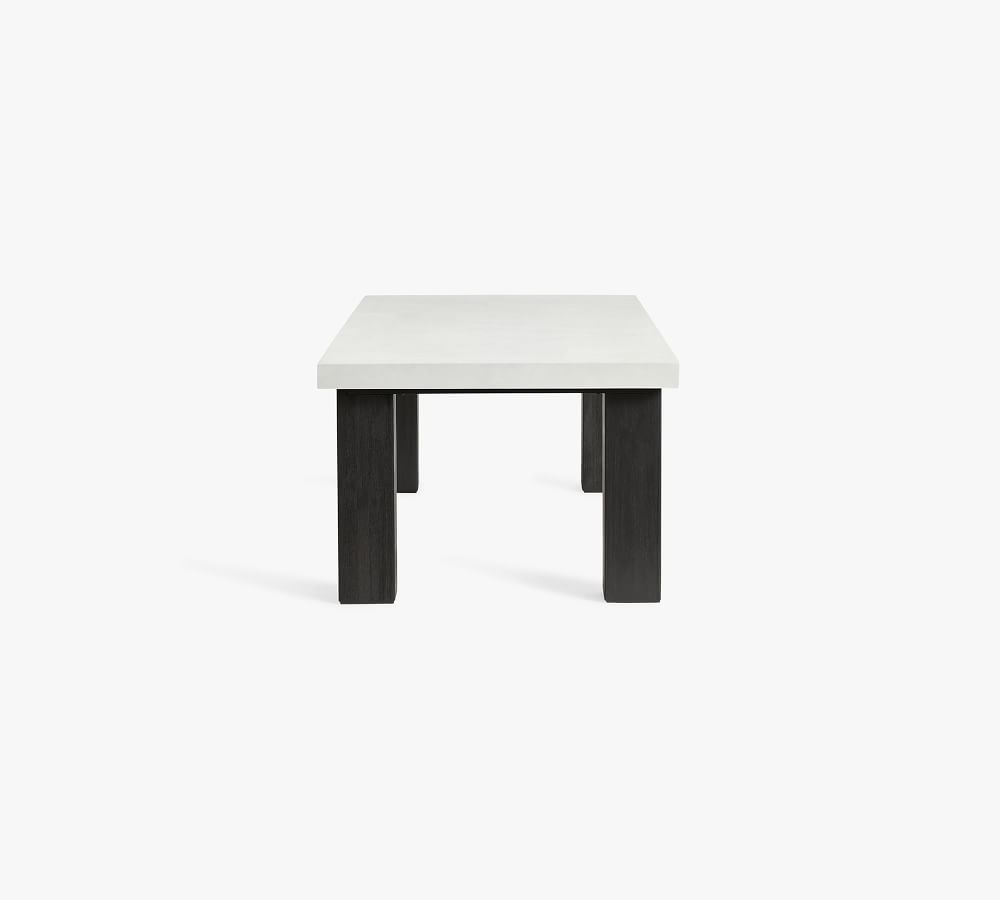Abbott Chunky Leg Dining Table Black thumbnail 3