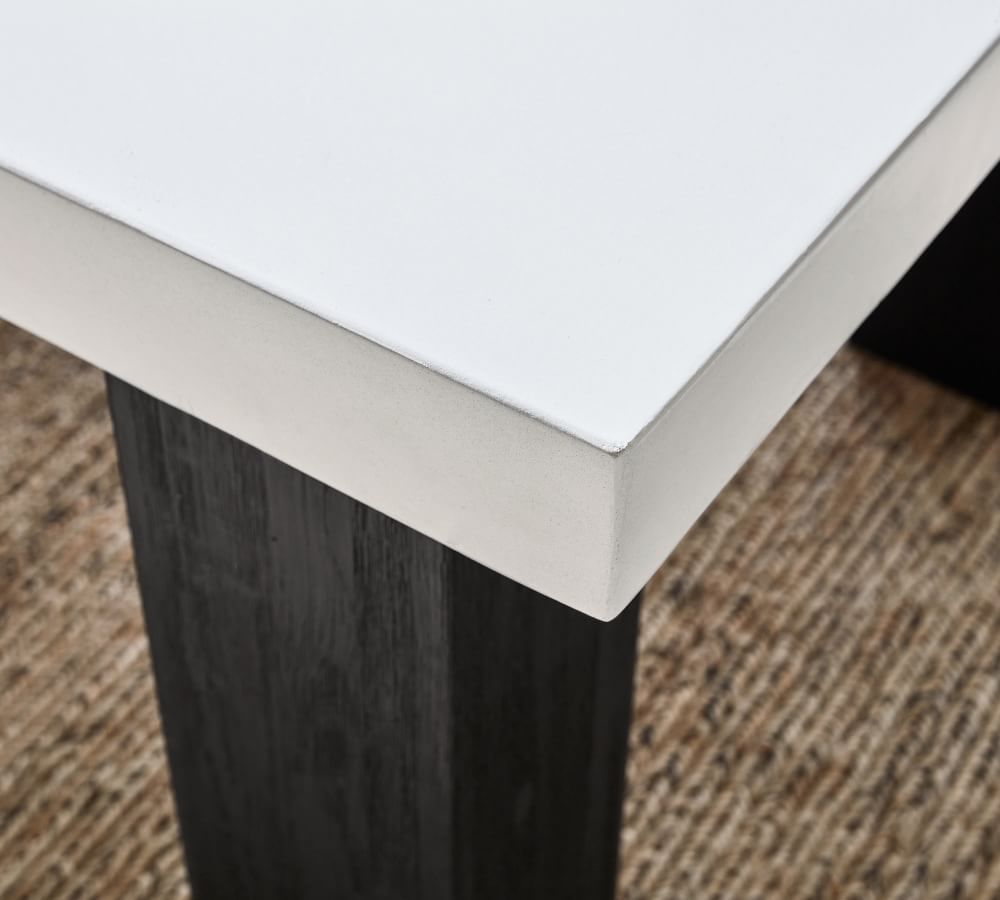 Abbott Chunky Leg Dining Table Black thumbnail 5