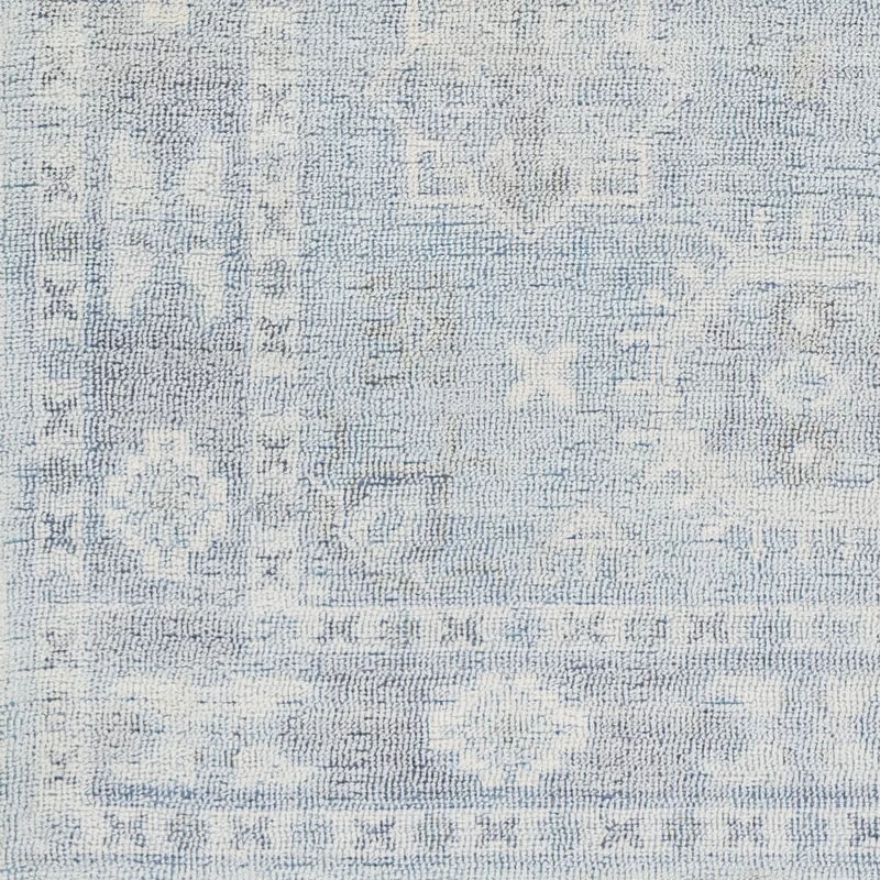 Luther Oriental Hand Tufted DenimSky Blue Area Rug 8'x10' thumbnail 3