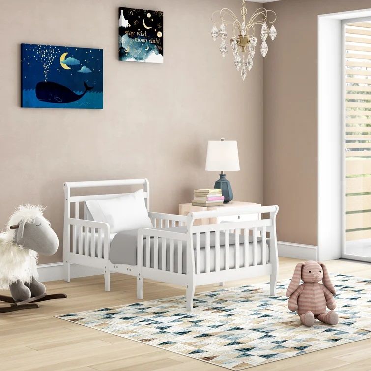 Bhatade Toddler Solid Wood Toddler Bed thumbnail 2
