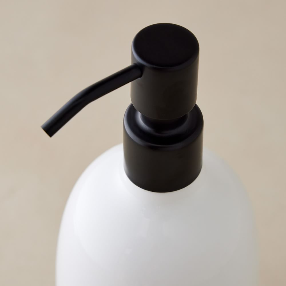 Organic Shaped Porcelain Soap Lotion Pump thumbnail 3