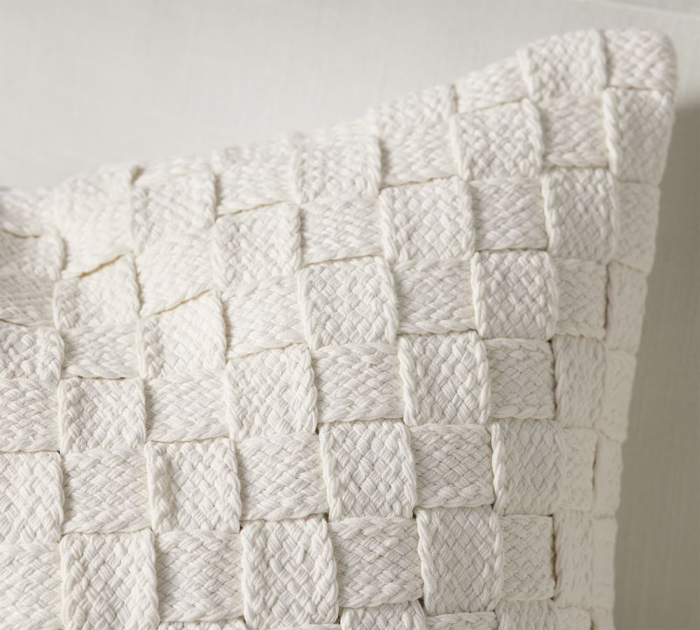 Basketweave Pillow Cover No Insert-20''x20'' thumbnail 3