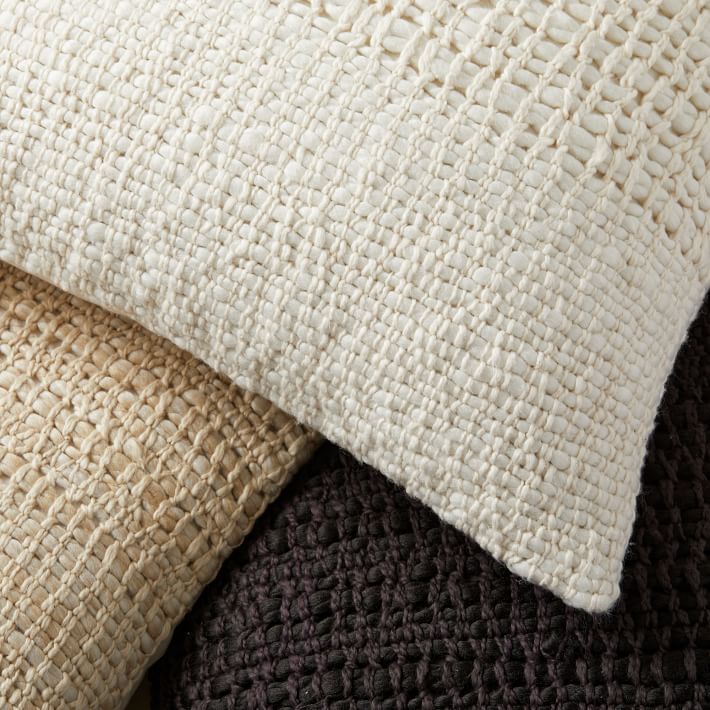 Cozy Weave Pillow Cover No Insert-24"x24" thumbnail 4