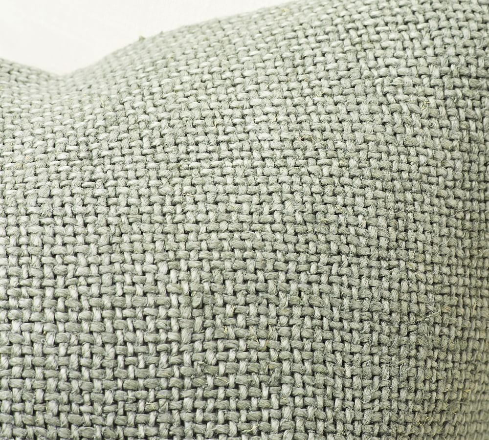 Faye Linen Textured Pillow Covers-20"x20" thumbnail 4