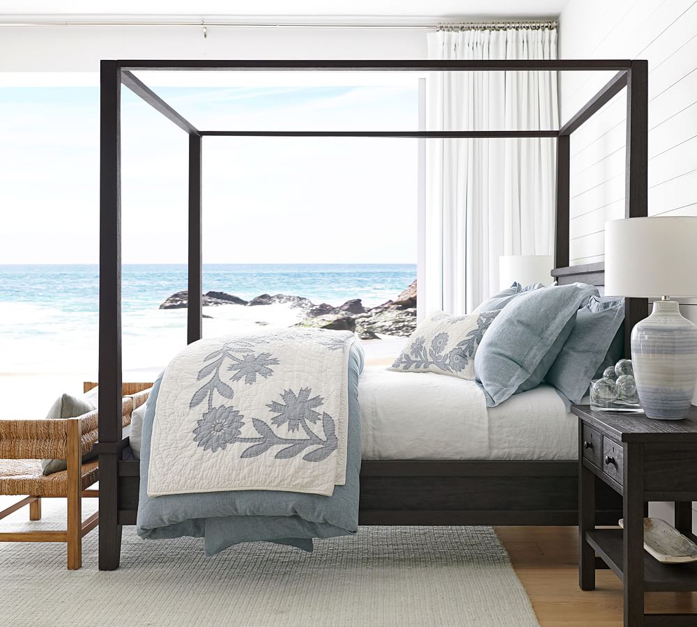 Farmhouse Canopy Bed California King thumbnail 2