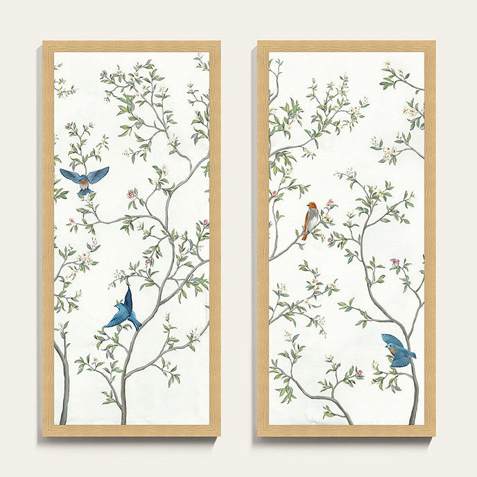Sweet Chinoiserie Art Print I With Frame-60"x26" thumbnail 3