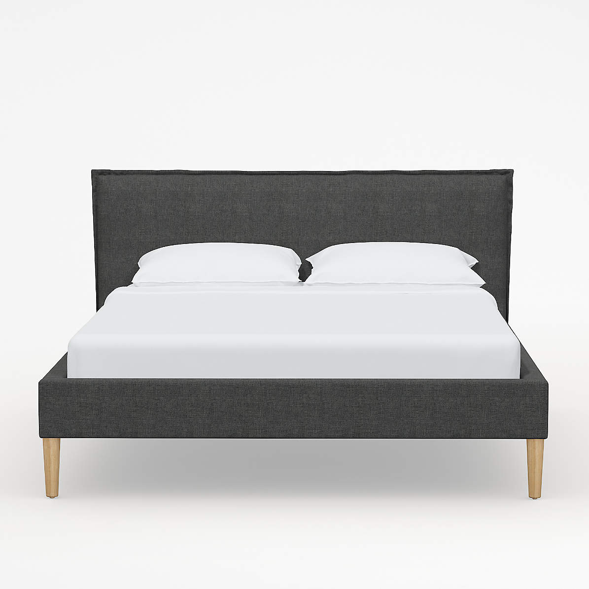 Lane King Linen Charcoal Low Profile Bed thumbnail 2