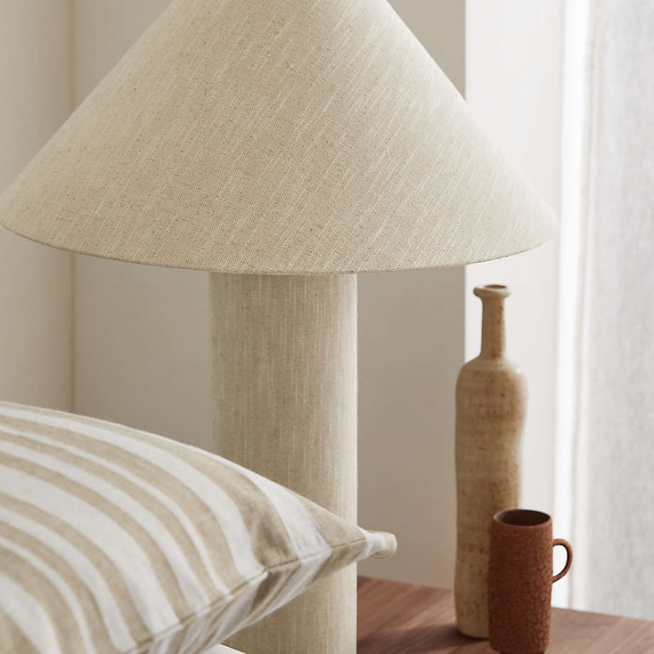 Remi Natural Linen Table Lamp thumbnail 4