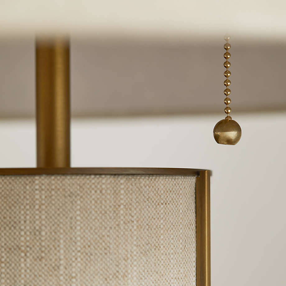 Remi Natural Linen Table Lamp thumbnail 5