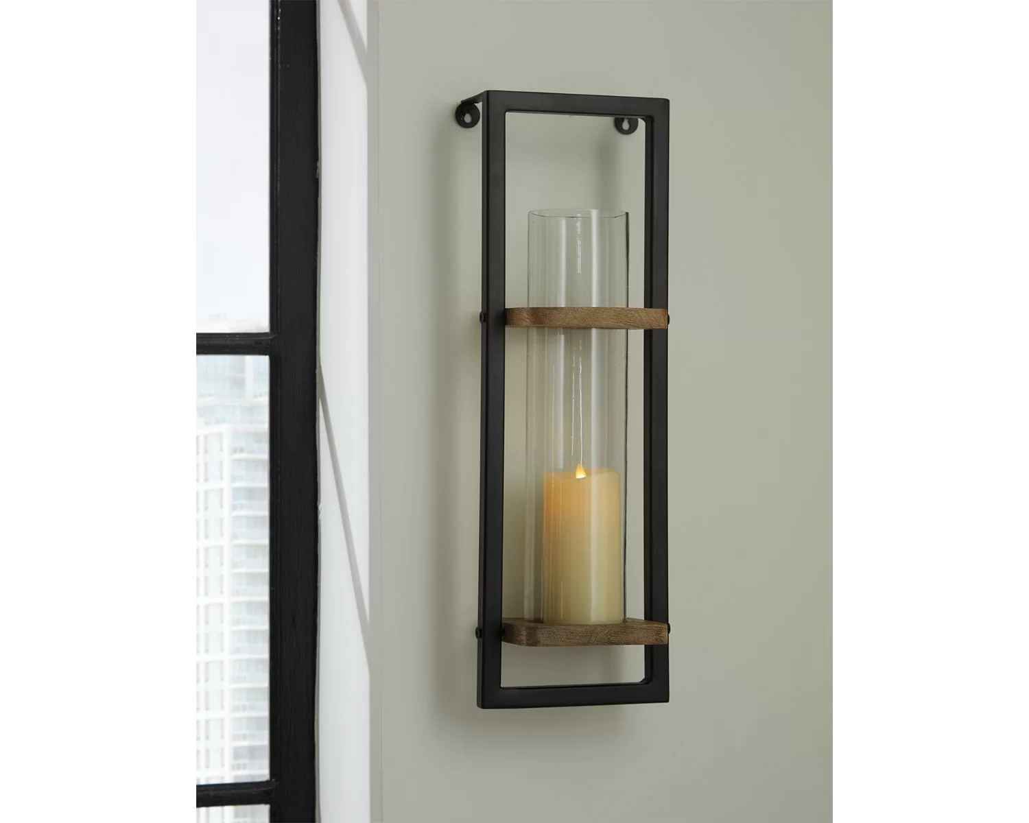 Belovs Tall Glass Wall Sconce thumbnail 2
