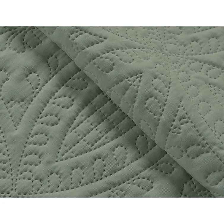Ericson Microfiber Reversible 3 Piece Coverlet-Queen thumbnail 5