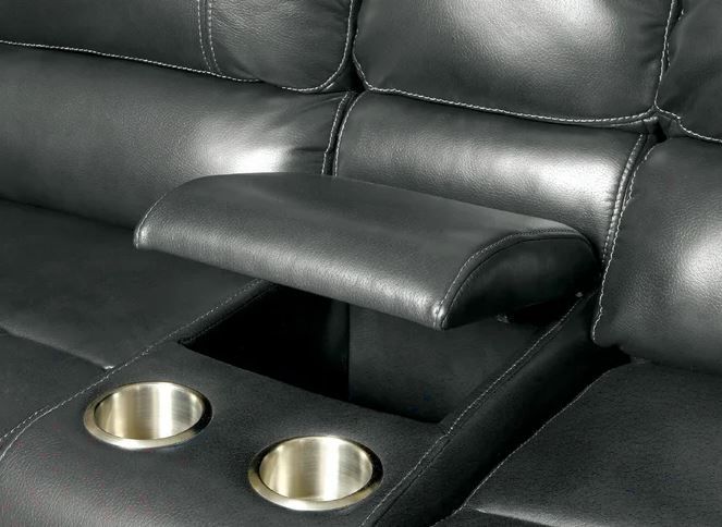 Newmont Wide Faux Leather Right Hand Facing Reclining Sectional thumbnail 4