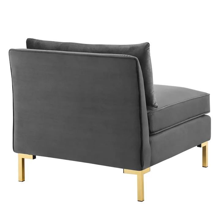 Patton Wide Velvet Symmetrical Modular Corner Sectional thumbnail 4
