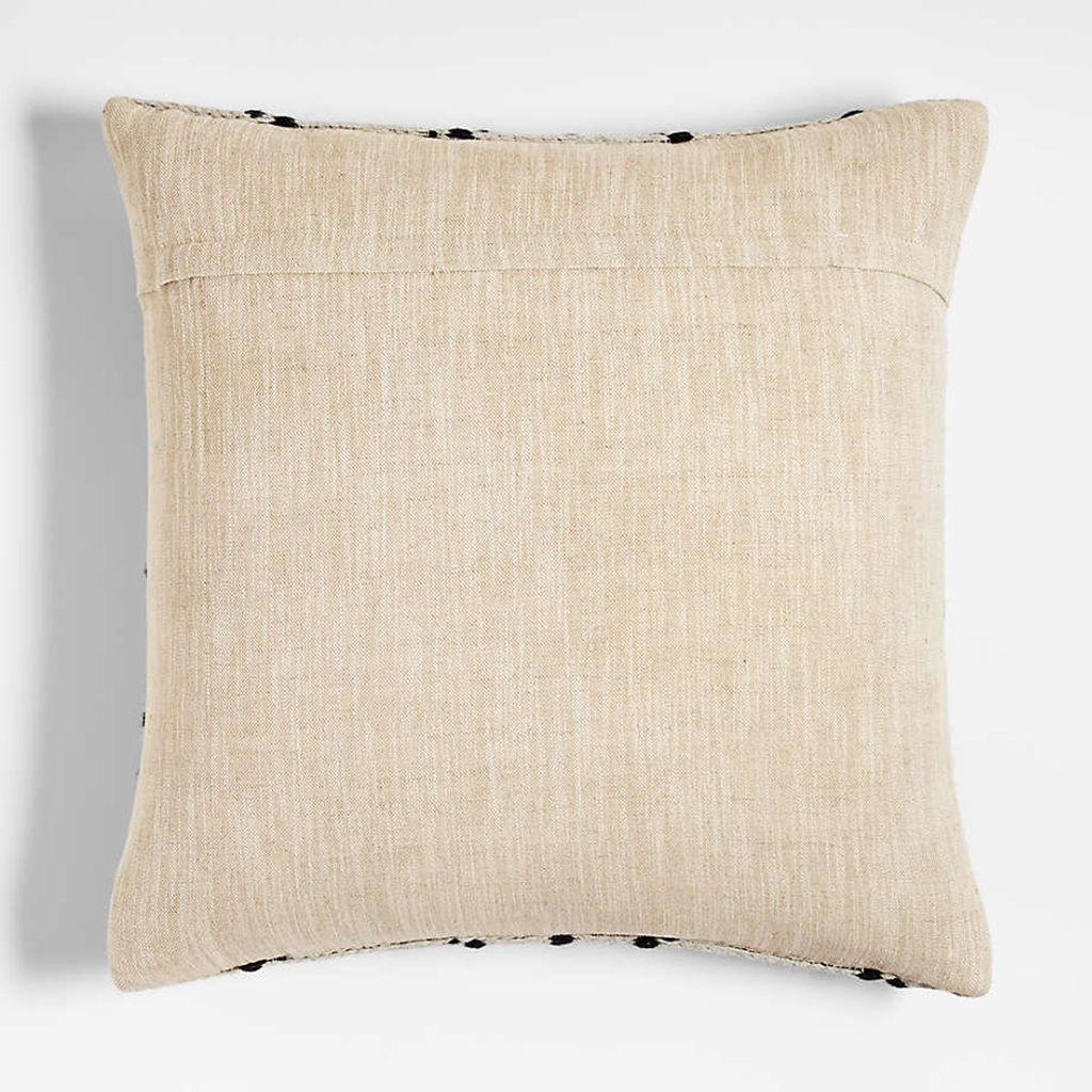 Byzan Ivory Kilim Throw Pillow Cover No Insert 23"x23" thumbnail 4