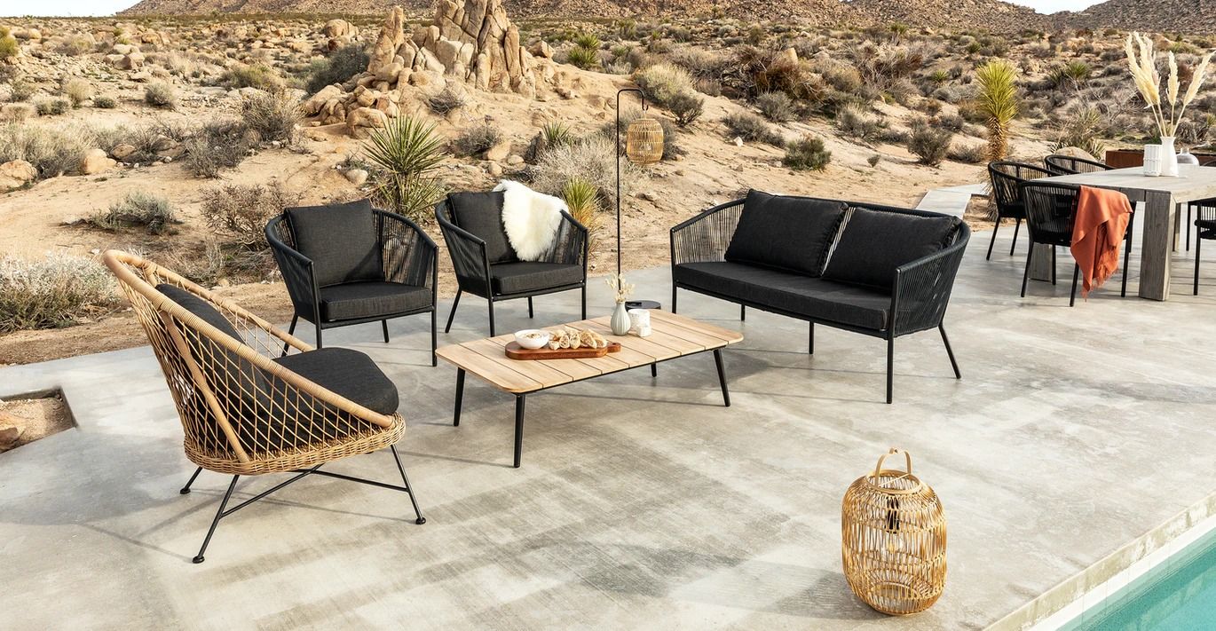 Latta Slate Gray Coffee Table thumbnail 2