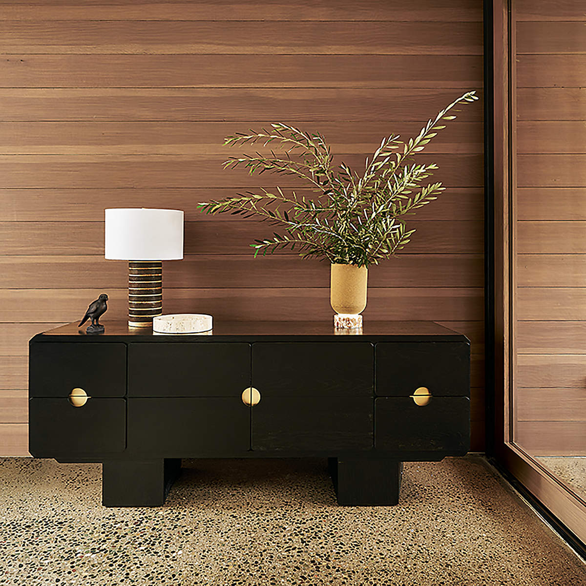 Descanso Brown And White Planter thumbnail 2