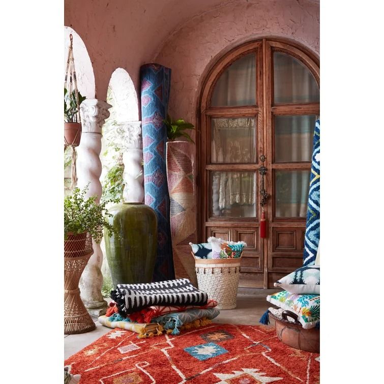 Cripe Striped Hand-Knotted Area Rug-9'3"X13' thumbnail 2