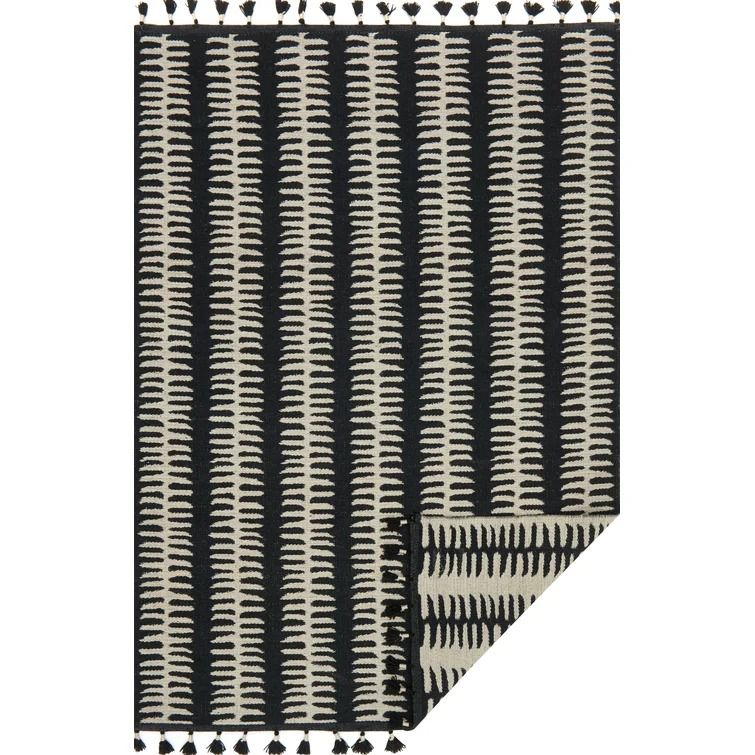 Cripe Striped Hand-Knotted Area Rug-9'3"X13' thumbnail 3