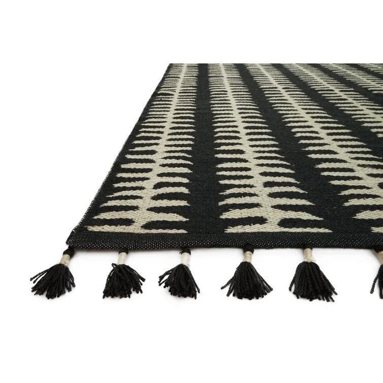 Cripe Striped Hand-Knotted Area Rug-9'3"X13' thumbnail 4