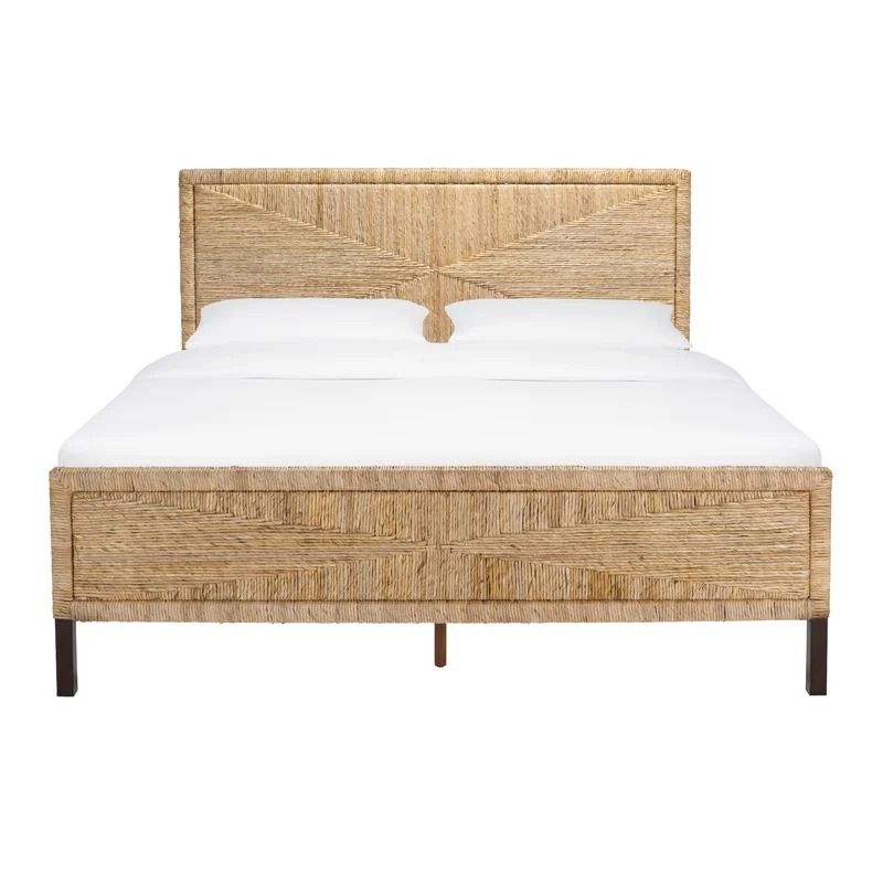 Solid Wood Low Profile Standard Bed Queen thumbnail 3
