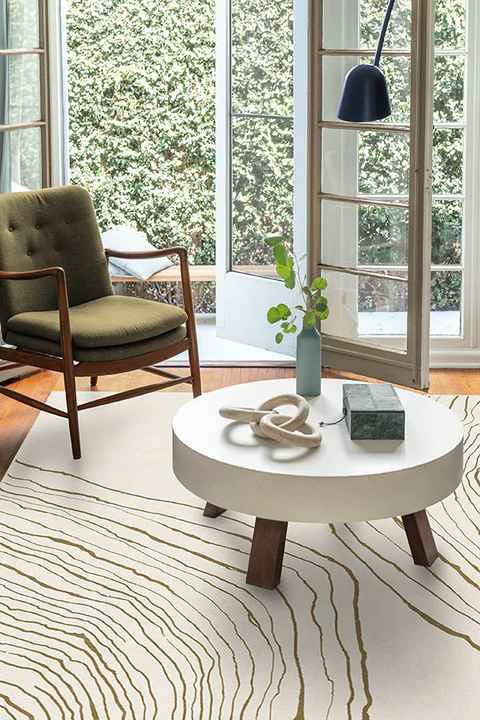 Nina Takesh Seine Camel and Ivory Rug-5'x7' thumbnail 2