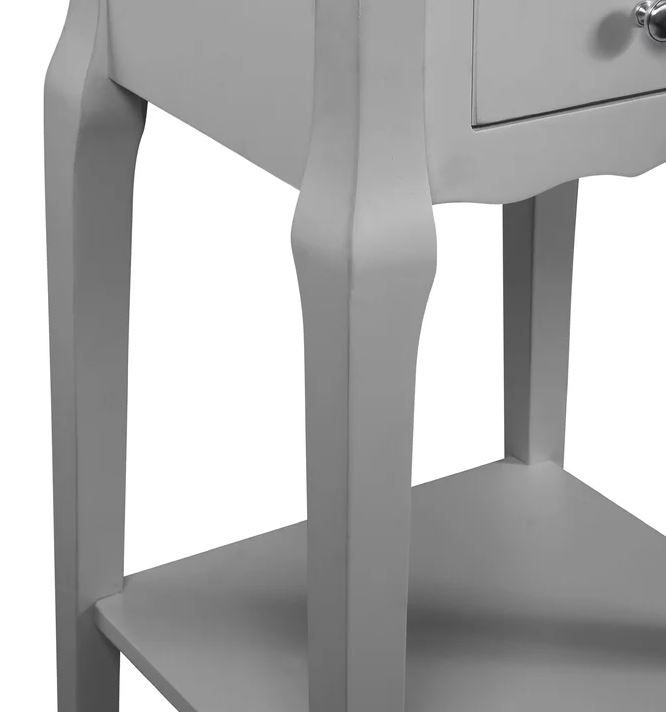 Gray Olmead Tall End Table With Storage thumbnail 2