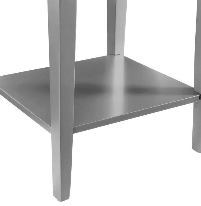 Gray Olmead Tall End Table With Storage thumbnail 3