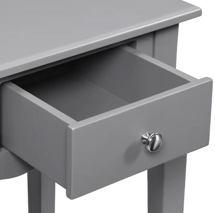 Gray Olmead Tall End Table With Storage thumbnail 4