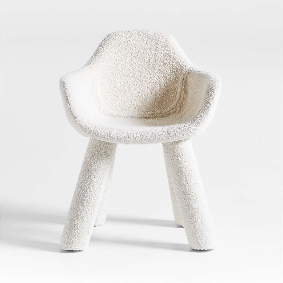 Ziggy White Upholstered Office Chair by Leanne Ford thumbnail 3