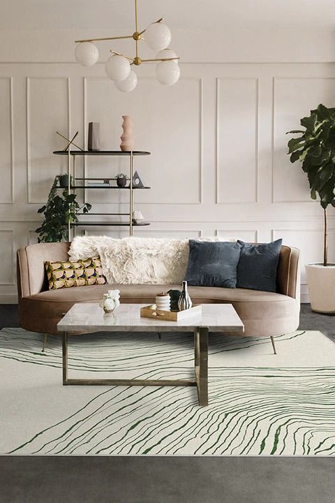 Nina Takesh Seine Sage & Ivory Rug-6'x9' thumbnail 2