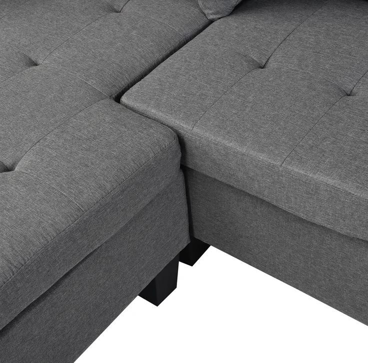 Wide Linen Reversible Sofa Chaise thumbnail 2