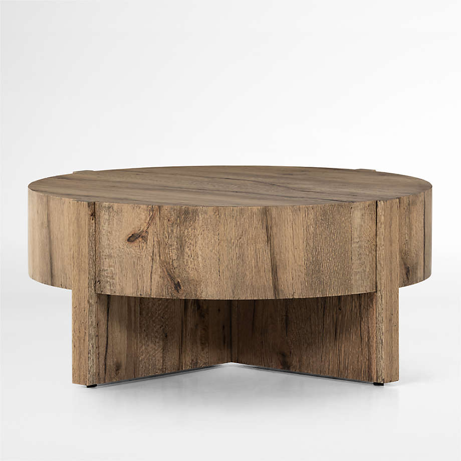 Mackinley Oak Wood Coffee Table thumbnail 2