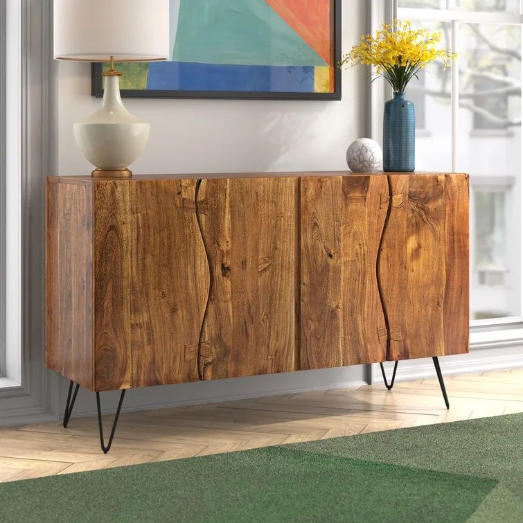 Annetrud Acacia Solid Wood Sideboard thumbnail 2