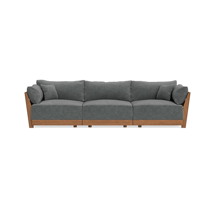 Modular Bondi 3 Seater Sofa in Storm Gray thumbnail 2