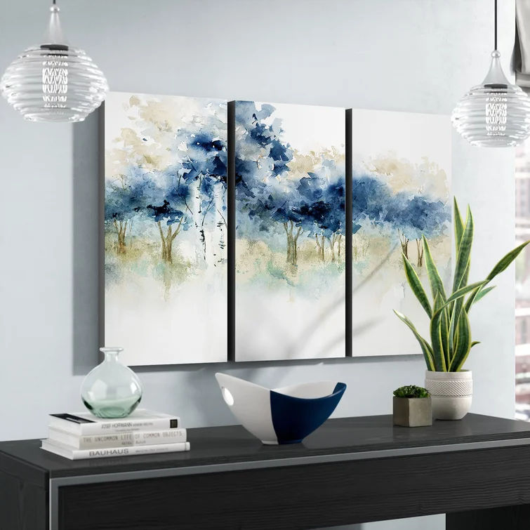 Waters Edge I 3 Piece Multi Image No Frame-32"x48" thumbnail 3