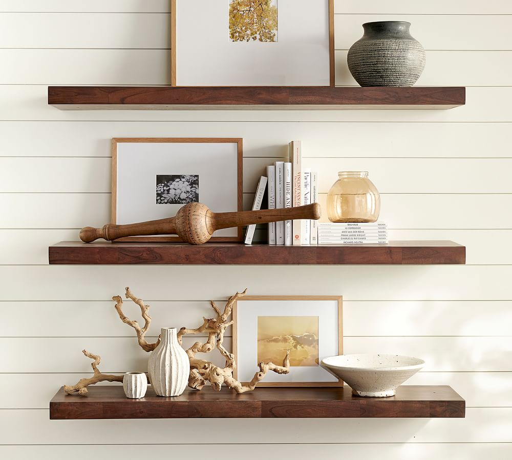 Brighton Floating Wood Shelves (36"-60") thumbnail 2