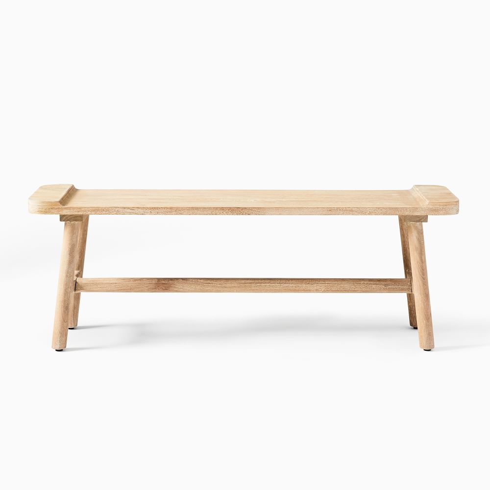 We Miller Collection Whitewash Bench thumbnail 3