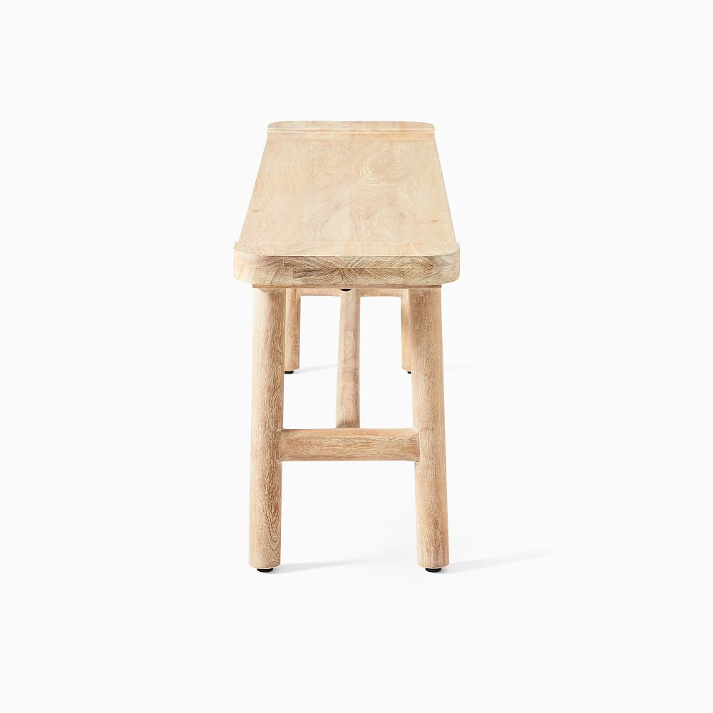 We Miller Collection Whitewash Bench thumbnail 4
