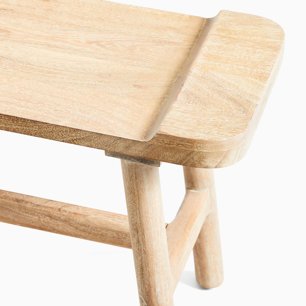 We Miller Collection Whitewash Bench thumbnail 5